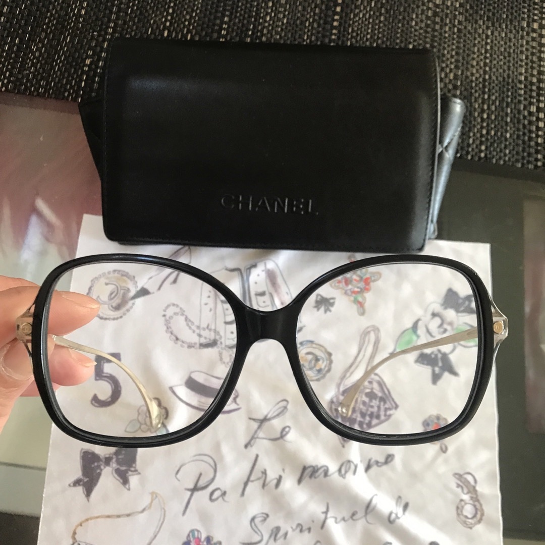 CHANEL(シャネル)のシャネル　メガネフレーム レディースのファッション小物(サングラス/メガネ)の商品写真