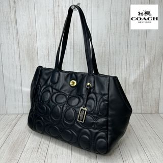 コーチ(COACH)のCOACH コーチ　レザー　シグネチャー　トートバッグ　ハンドバッグ32(トートバッグ)