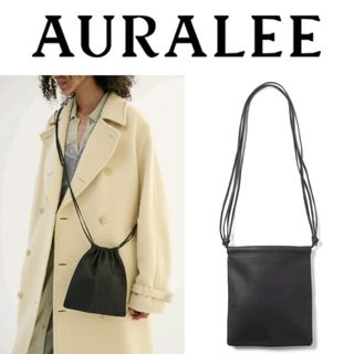 オーラリー(AURALEE)のAURALEE LEATHER SQUARE STRING POUCH AETA(その他)