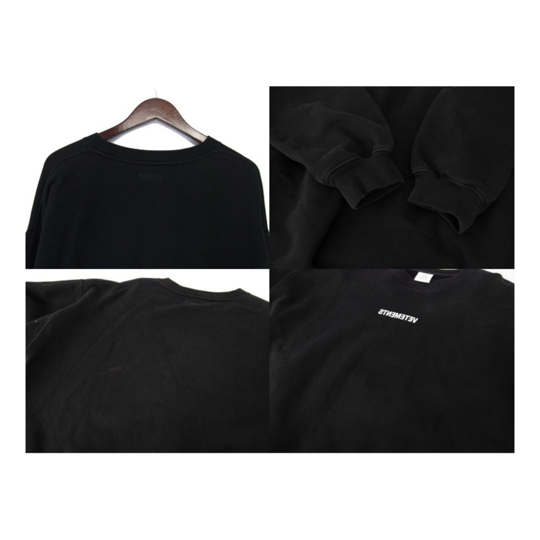 VETEMENTS(ヴェトモン)のヴェトモン VETEMENTS ■ 19AW 【 Inverted Logo Sweatshirt UAH20TR728 】 フロント ロゴ プリント クルーネック スウェット トレーナー w19013 メンズのトップス(スウェット)の商品写真