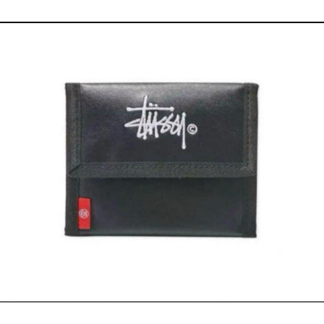 STUSSY(ステューシー)の《付録》 STUSSY（ステューシー）ロゴ刺繍入りウォレット メンズのファッション小物(折り財布)の商品写真