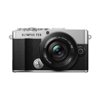 オリンパス(OLYMPUS)のオリンパス PEN E-P7 14-42mm EZレンズキット シルバー(1台)(ミラーレス一眼)