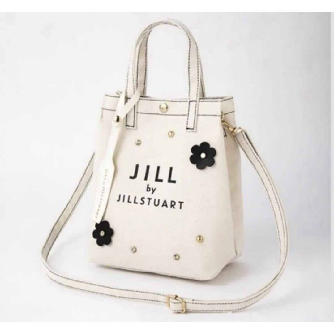 JILL by JILLSTUART(ジルバイジルスチュアート)のJILL by JILLSTUART ムック本　付録2wayバッグ 白 レディースのバッグ(ショルダーバッグ)の商品写真