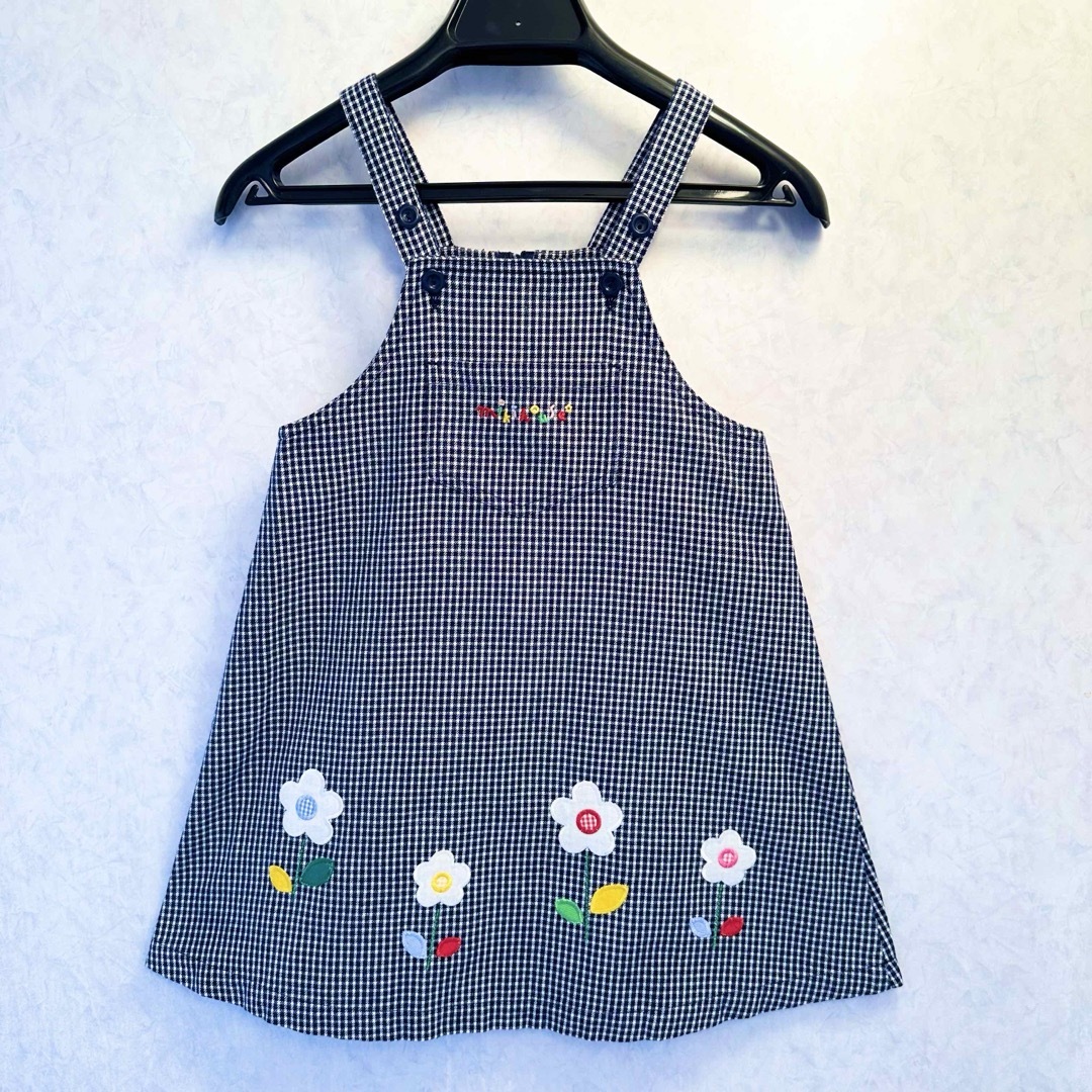 mikihouse(ミキハウス)のミキハウス  ジャンパースカート　110cm キッズ/ベビー/マタニティのキッズ服女の子用(90cm~)(ワンピース)の商品写真