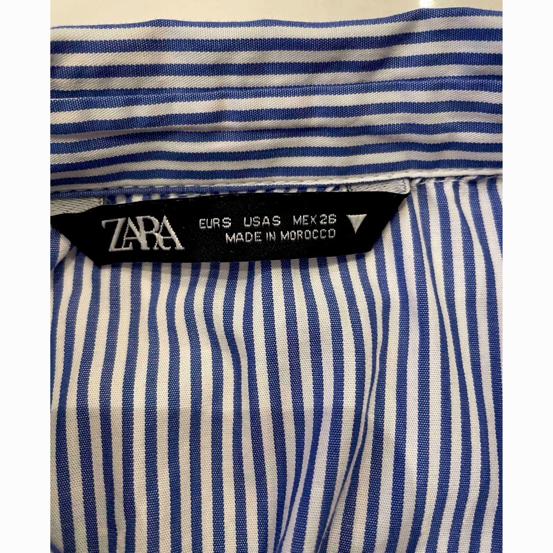 ZARA(ザラ)のZARA フリルシャツ レディースのトップス(シャツ/ブラウス(長袖/七分))の商品写真