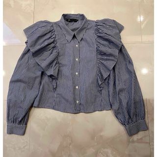 ザラ(ZARA)のZARA フリルシャツ(シャツ/ブラウス(長袖/七分))