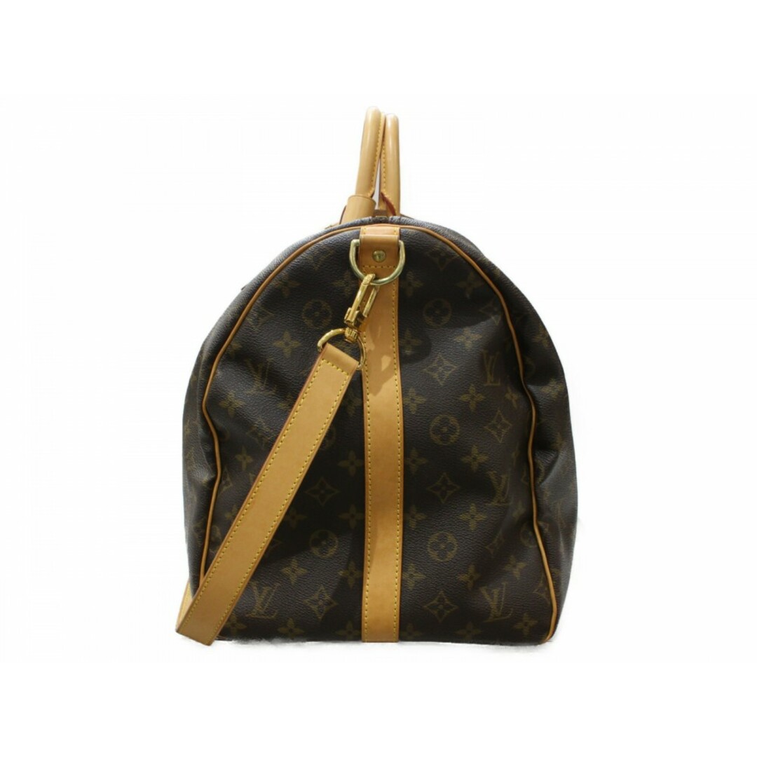 LOUIS VUITTON(ルイヴィトン)のLOUIS VUITTON　ルイヴィトン　キーポルバンドリエール55　M41414　ボストンバッグ　旅行バッグ　ショルダーバッグ　モノグラム　ブラウン　イニシャル入り　メンズ　レディース　ユニセックス　ギフト　プレゼント包装可【中古】松前R56号店 メンズのバッグ(ボストンバッグ)の商品写真