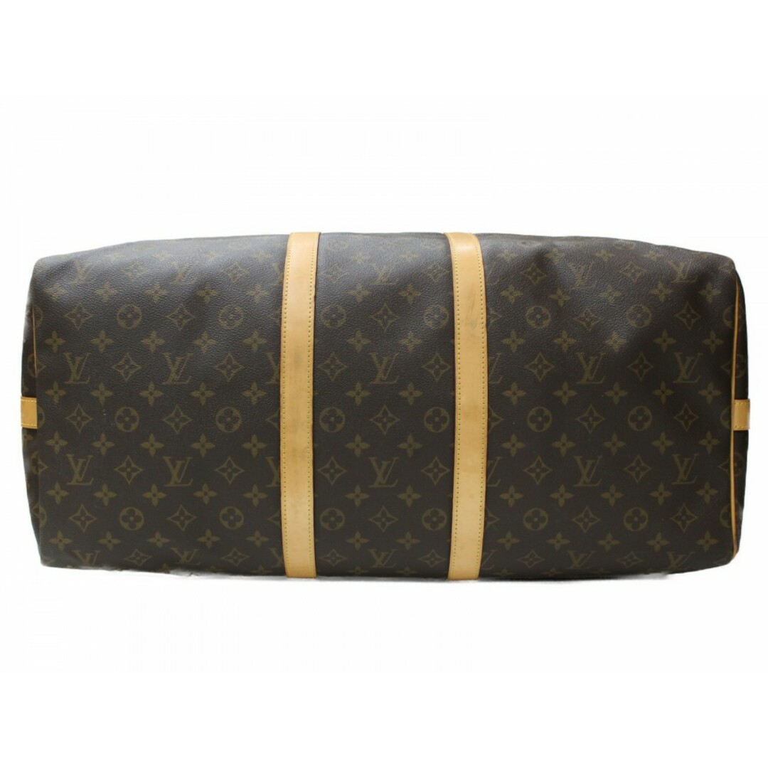 LOUIS VUITTON(ルイヴィトン)のLOUIS VUITTON　ルイヴィトン　キーポルバンドリエール55　M41414　ボストンバッグ　旅行バッグ　ショルダーバッグ　モノグラム　ブラウン　イニシャル入り　メンズ　レディース　ユニセックス　ギフト　プレゼント包装可【中古】松前R56号店 メンズのバッグ(ボストンバッグ)の商品写真