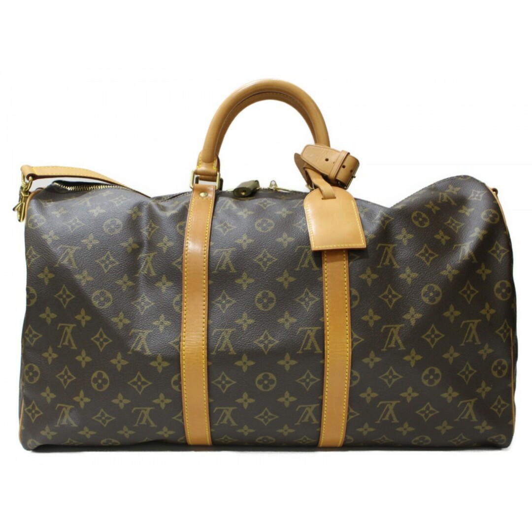 LOUIS VUITTON(ルイヴィトン)のLOUIS VUITTON　ルイヴィトン　キーポルバンドリエール50　M41416　ボストンバッグ　旅行バッグ　ショルダーバッグ　モノグラム　ブラウン　カデナ　鍵欠品　メンズ　レディース　ユニセックス　ギフト　プレゼント包装可【中古】松前R56号店 メンズのバッグ(ボストンバッグ)の商品写真