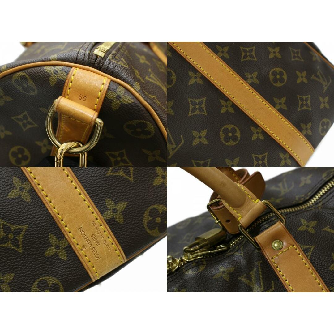 LOUIS VUITTON(ルイヴィトン)のLOUIS VUITTON　ルイヴィトン　キーポルバンドリエール50　M41416　ボストンバッグ　旅行バッグ　ショルダーバッグ　モノグラム　ブラウン　カデナ　鍵欠品　メンズ　レディース　ユニセックス　ギフト　プレゼント包装可【中古】松前R56号店 メンズのバッグ(ボストンバッグ)の商品写真