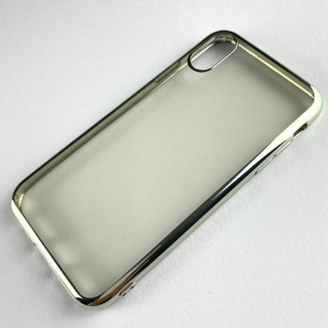 激安iPhone XR ソフト 保護 強化 頑丈 ケース シルバー 透明 携帯 スマホ/家電/カメラのスマホアクセサリー(iPhoneケース)の商品写真