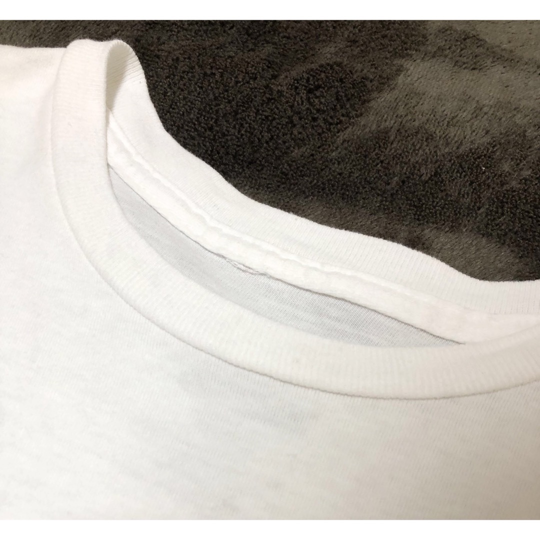 VANS(ヴァンズ)のVANS バンズ ロングTシャツ ホワイト バックプリント Mサイズ メンズのトップス(Tシャツ/カットソー(七分/長袖))の商品写真