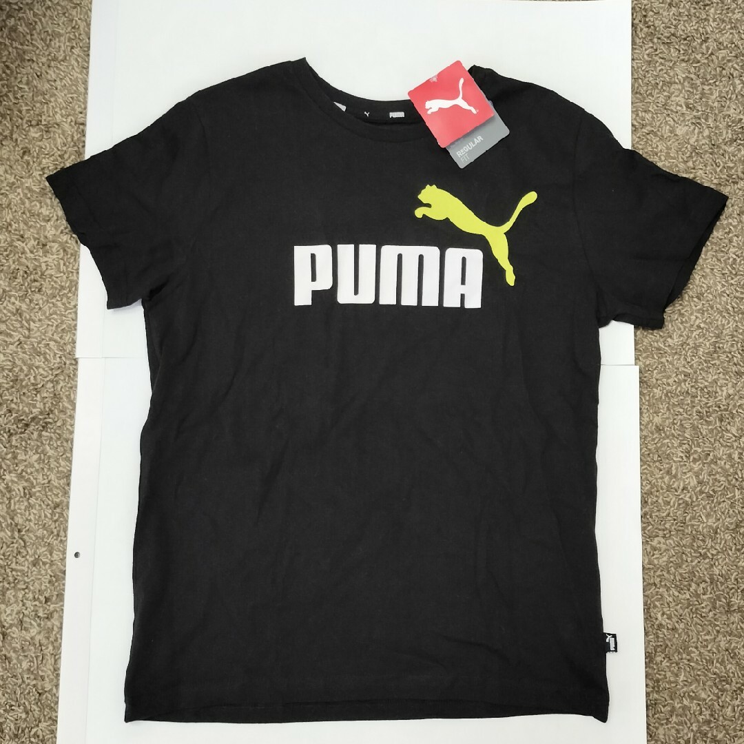 PUMA(プーマ)のプーマ　160センチ　Tシャツ　ブラック キッズ/ベビー/マタニティのキッズ服男の子用(90cm~)(Tシャツ/カットソー)の商品写真
