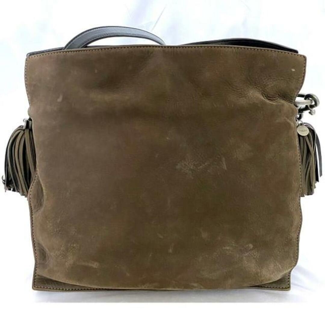 LOEWE - ロエベ 巾着 ショルダーバッグ フラメンコ 30 ブラウン LOEWE - ロエベ 巾着 ショルダーバッグ フラメンコ 30 ブラウン