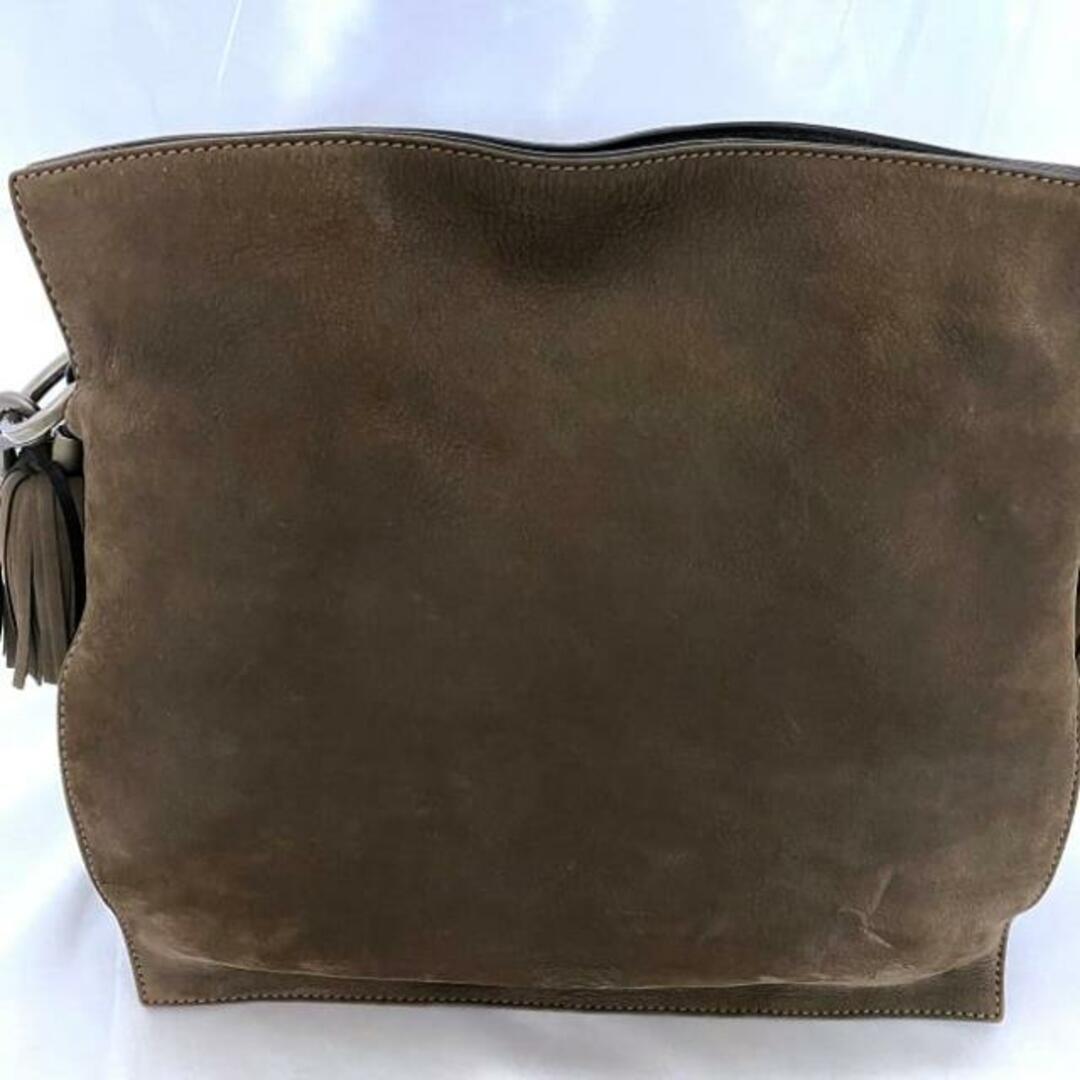 LOEWE - ロエベ 巾着 ショルダーバッグ フラメンコ 30 ブラウン LOEWE - ロエベ 巾着 ショルダーバッグ フラメンコ 30 ブラウン