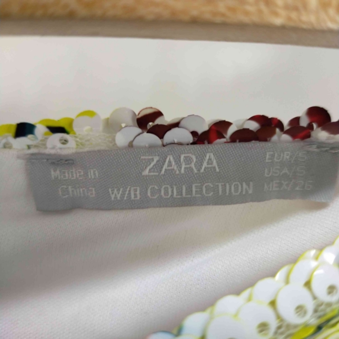 ZARA(ザラ)のZARA(ザラ) スパンコールフラワーペイントスカート レディース スカート レディースのスカート(その他)の商品写真