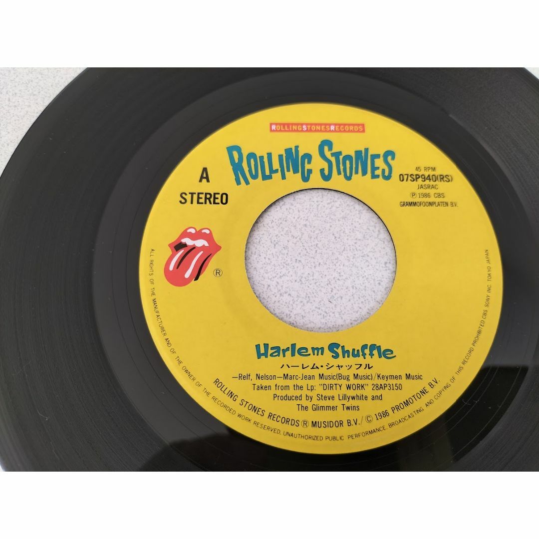 ROLLING STONES/HARLEM SHUFFLE　EPレコード エンタメ/ホビーのCD(ポップス/ロック(洋楽))の商品写真