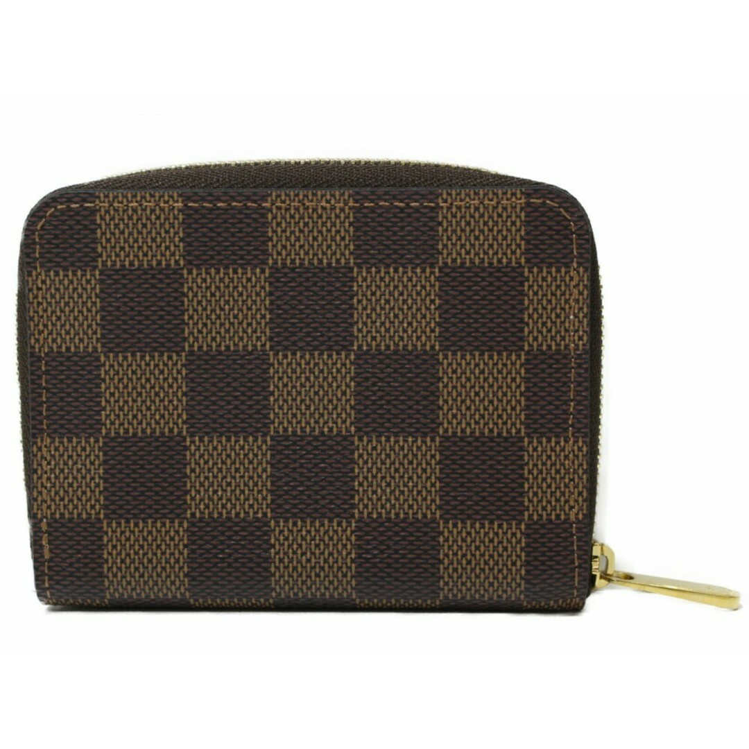 LOUIS VUITTON(ルイヴィトン)のLOUIS VUITTON　ルイヴィトン　ジッピー・コインパース　N60213　小銭入れ　コインケース　ダミエ・エベヌ　ローズバレリーヌ　ブラウン×ピンク　シンプル　レディース　ギフト　プレゼント包装可【中古】松前R56号店 レディースのファッション小物(財布)の商品写真