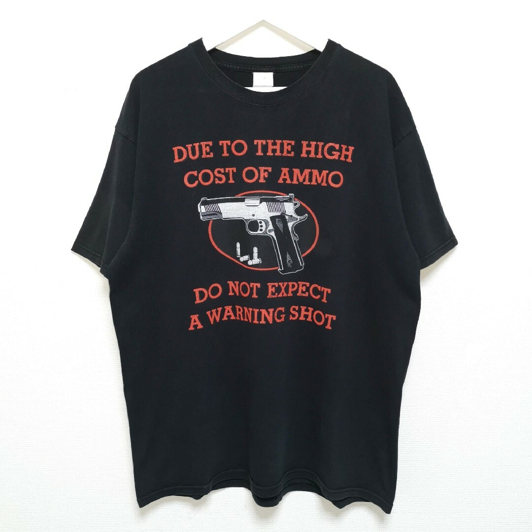 VINTAGE(ヴィンテージ)のXL 00s 拳銃 ピストル YAZBK Tシャツ GUN ハンドガン USA メンズのトップス(Tシャツ/カットソー(半袖/袖なし))の商品写真