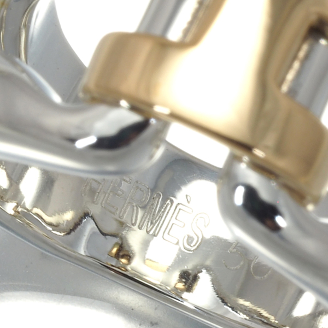 HERMES - エルメス リング ヒストリー 50号 シルバー925/K18YG HERMES - エルメス リング ヒストリー 50号 シルバー925/K18YG