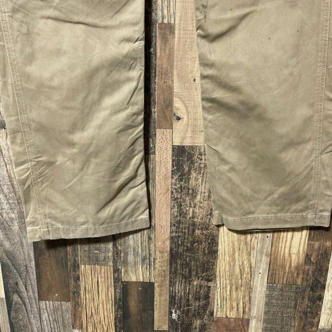 carhartt(カーハート)のカーハート メンズ ロゴ ワーク チノ 2XL 40 ベージュ パンツ 古着 メンズのパンツ(ワークパンツ/カーゴパンツ)の商品写真