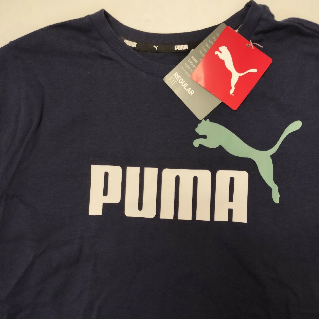 PUMA(プーマ)のPUMA　Tシャツ　150センチ　ブルー キッズ/ベビー/マタニティのキッズ服男の子用(90cm~)(Tシャツ/カットソー)の商品写真