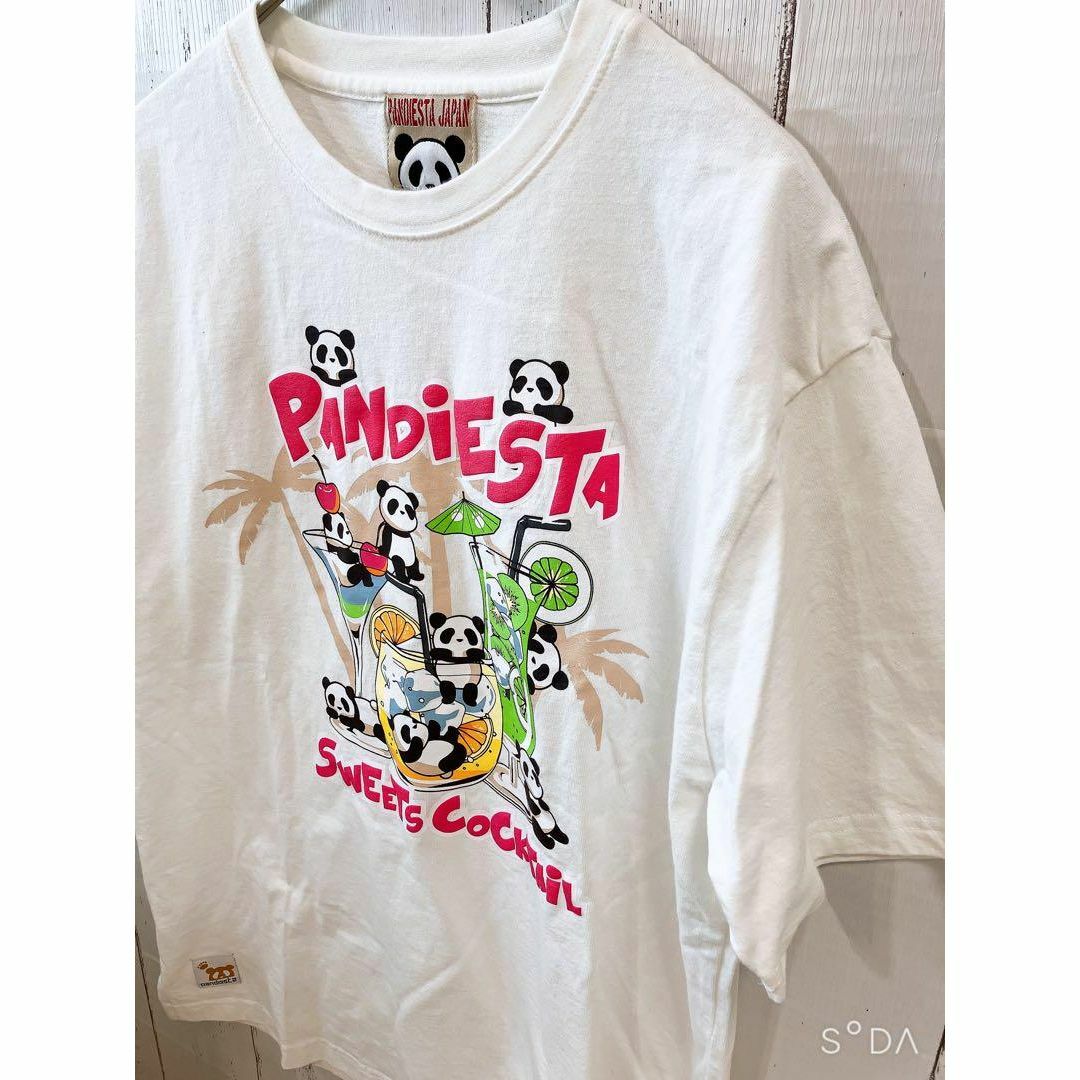 PANDIESTA パンディエスタ 半袖 Tシャツ 白 スイーツカクテル メンズ メンズのトップス(Tシャツ/カットソー(半袖/袖なし))の商品写真
