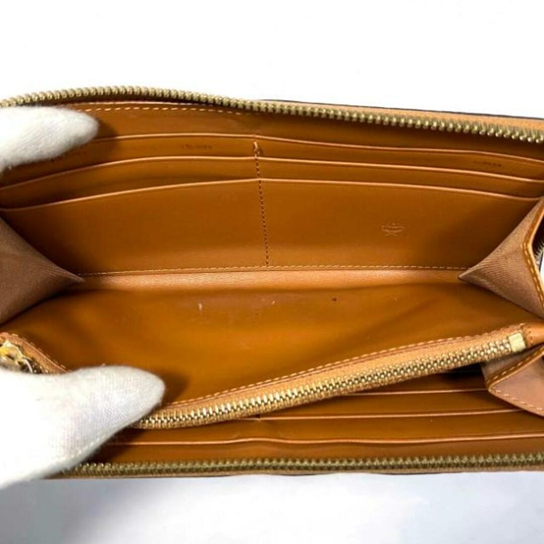 MCM - エムシーエム ラウンドファスナー 長財布 キャメル MCM - エムシーエム ラウンドファスナー 長財布 キャメル