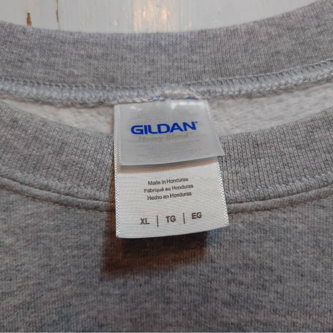 GILDAN(ギルタン)の☆US古着GILDAN猫アニマルスウェットシャツ/ロシアンブルー/XL メンズのトップス(スウェット)の商品写真