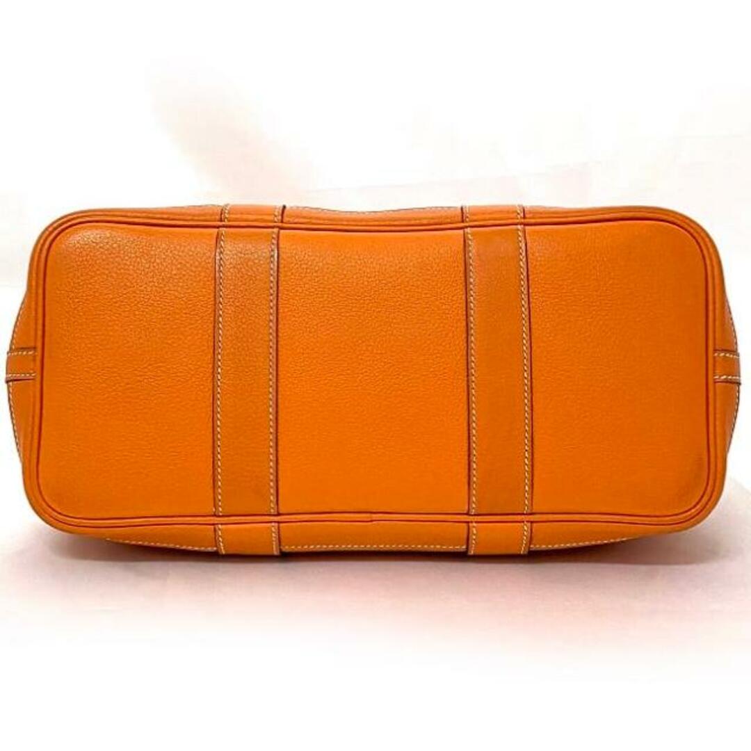 HERMES - エルメス ガーデンパーティ TPM オレンジ 美品 トート HERMES - エルメス ガーデンパーティ TPM オレンジ 美品 トート