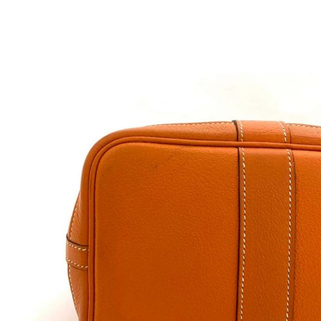 HERMES - エルメス ガーデンパーティ TPM オレンジ 美品 トート HERMES - エルメス ガーデンパーティ TPM オレンジ 美品 トート