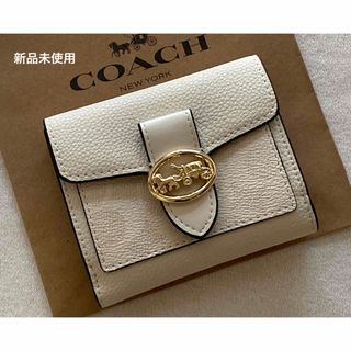 コーチ(COACH)の新品　COACH コーチ　二つ折り財布　ジョージースモールウォレット(財布)