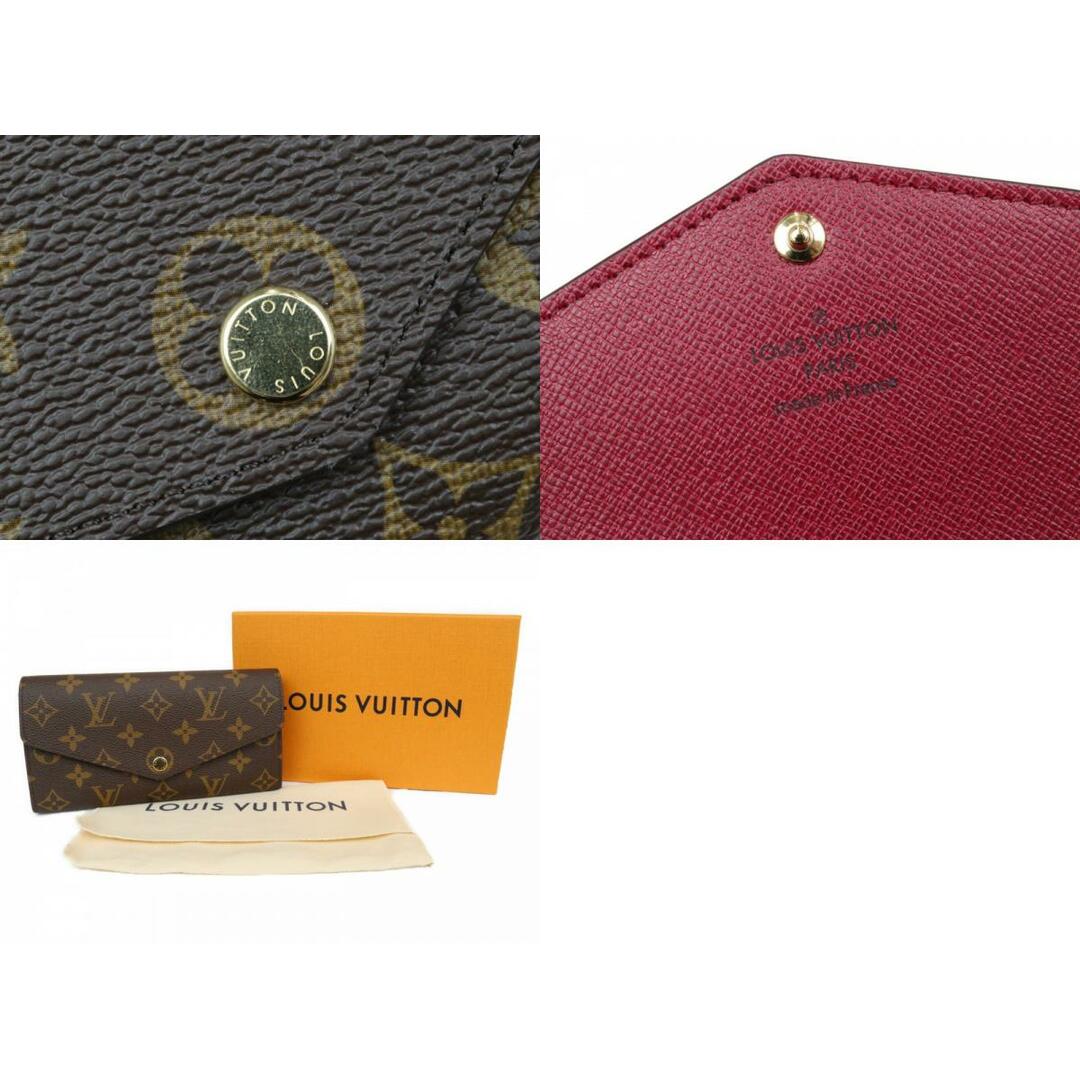 LOUIS VUITTON(ルイヴィトン)の【箱・布袋あり】LOUIS VUITTON　ルイヴィトン　ポルトフォイユ・サラ　M62234　長財布　ロングウォレット　モノグラム　フューシャ　シンプル　レディース　ギフト　プレゼント包装可【中古】松前R56号店 レディースのファッション小物(財布)の商品写真