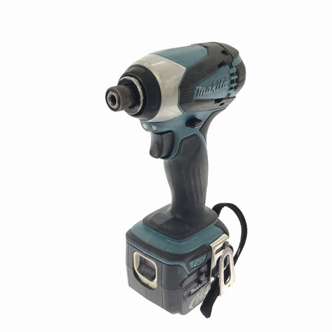 Makita(マキタ)の☆中古品☆makita マキタ 14.4V 充電式インパクトドライバー TD134DX2 3.0Ahバッテリー2個(BL1430)付 コードレス 89743 自動車/バイクのバイク(工具)の商品写真