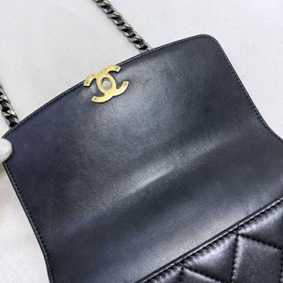 CHANEL - シャネル トップハンドル 2way バッグ ブラック CHANEL - シャネル トップハンドル 2way バッグ ブラック