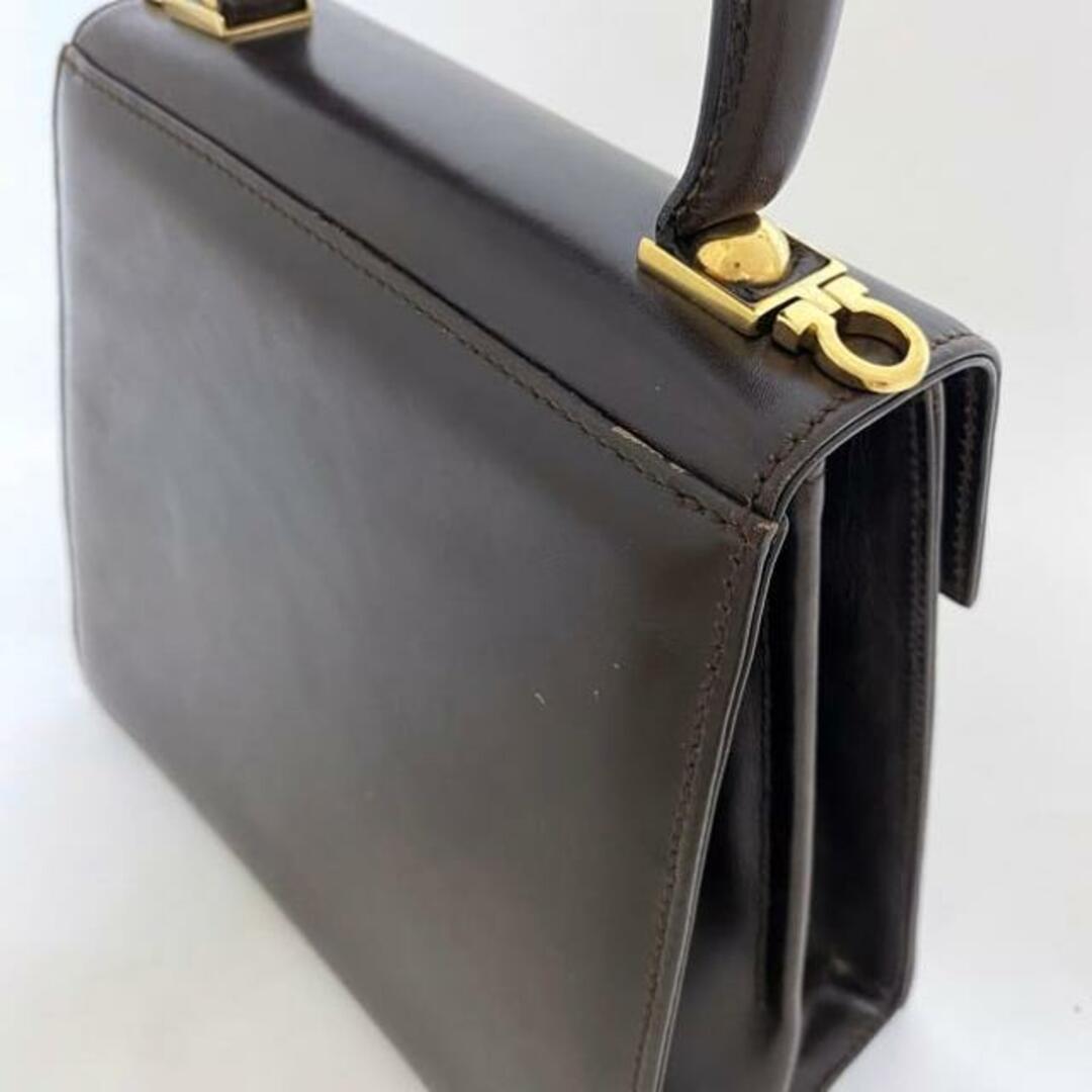 FERRAGAMO - サルヴァトーレ フェラガモ 2way バッグ ブラウン FERRAGAMO - サルヴァトーレ フェラガモ 2way バッグ ブラウン