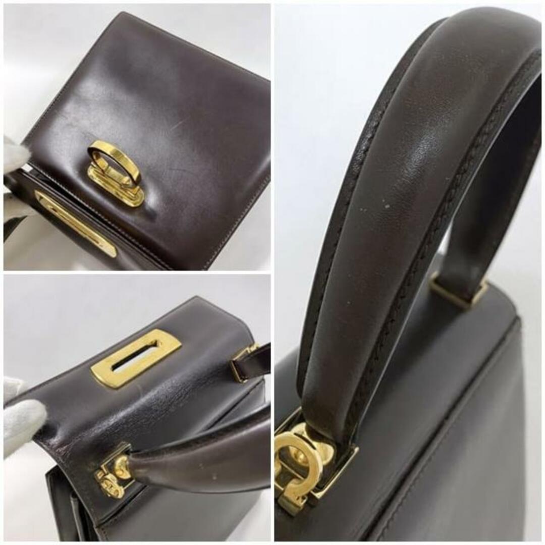 FERRAGAMO - サルヴァトーレ フェラガモ 2way バッグ ブラウン FERRAGAMO - サルヴァトーレ フェラガモ 2way バッグ ブラウン