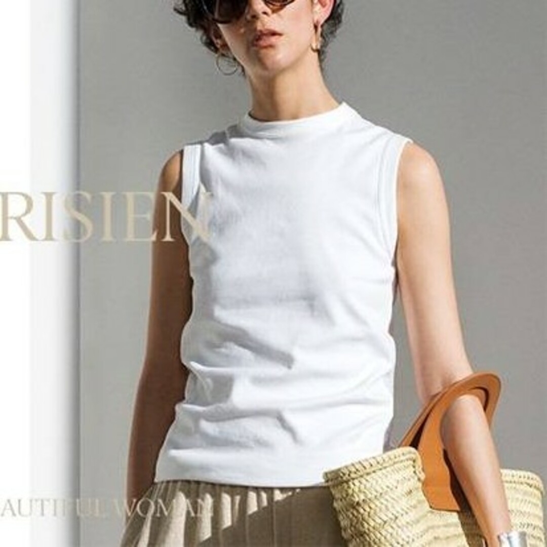 MADISONBLUE(マディソンブルー)のMADISONBLUE CREW NECK SLEEVELESS TEE ノース レディースのトップス(Tシャツ(半袖/袖なし))の商品写真