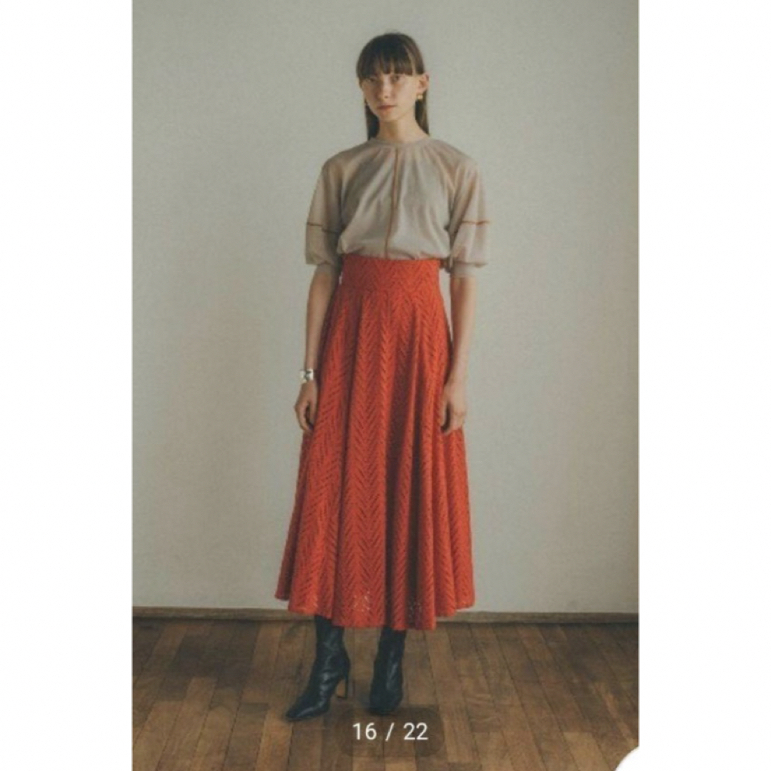 CLANE(クラネ)の【美品】CLANE SOLID SLEEVE SHEER アイボリー レディースのトップス(シャツ/ブラウス(長袖/七分))の商品写真