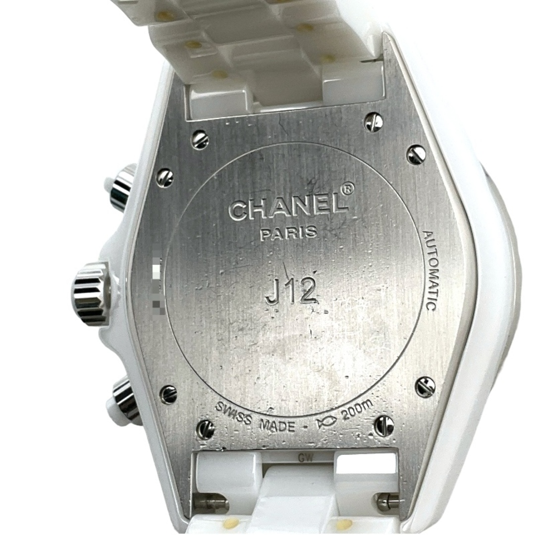 CHANEL(シャネル)の　シャネル CHANEL J12 クロノグラフ H2009 ホワイト セラミック メンズ 腕時計 メンズの時計(その他)の商品写真