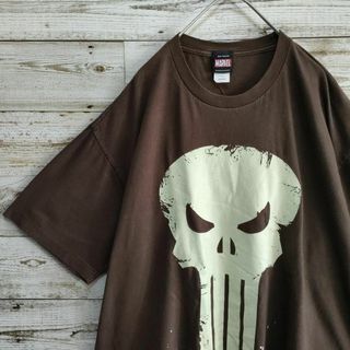 マーベル(MARVEL)の【680】90S　USA古着 アメコミ　マーベル　パニッシャー　Tシャツ　２ＸＬ(Tシャツ/カットソー(半袖/袖なし))