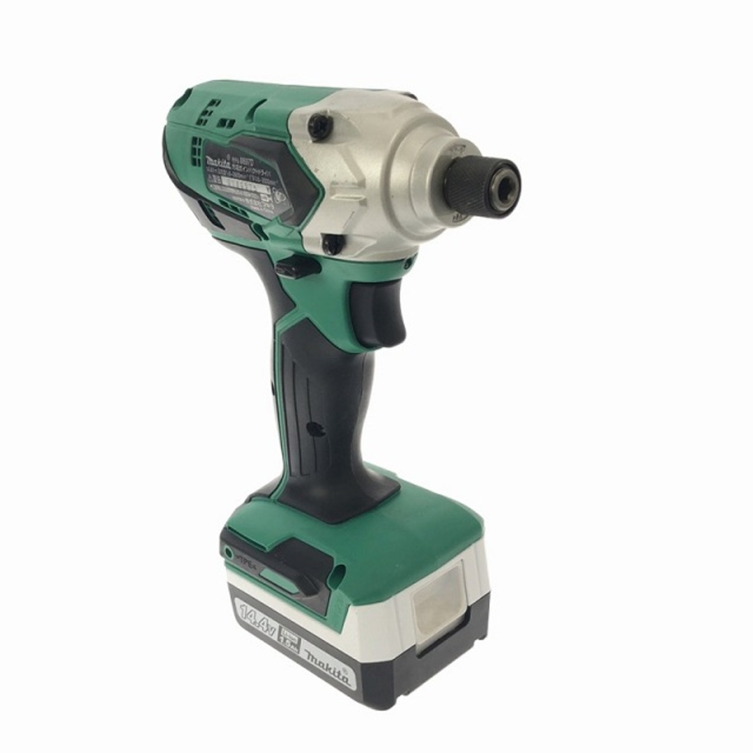 Makita(マキタ)の☆中古美品☆makita マキタ 14.4V 充電式インパクトドライバ M697DSX ライトバッテリー2個(14.4V 1.5Ah) 充電器 ケース付 89945 自動車/バイクのバイク(工具)の商品写真