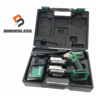 マキタ(Makita)の☆中古美品☆makita マキタ 14.4V 充電式インパクトドライバ M697DSX ライトバッテリー2個(14.4V 1.5Ah) 充電器 ケース付 89945(工具)