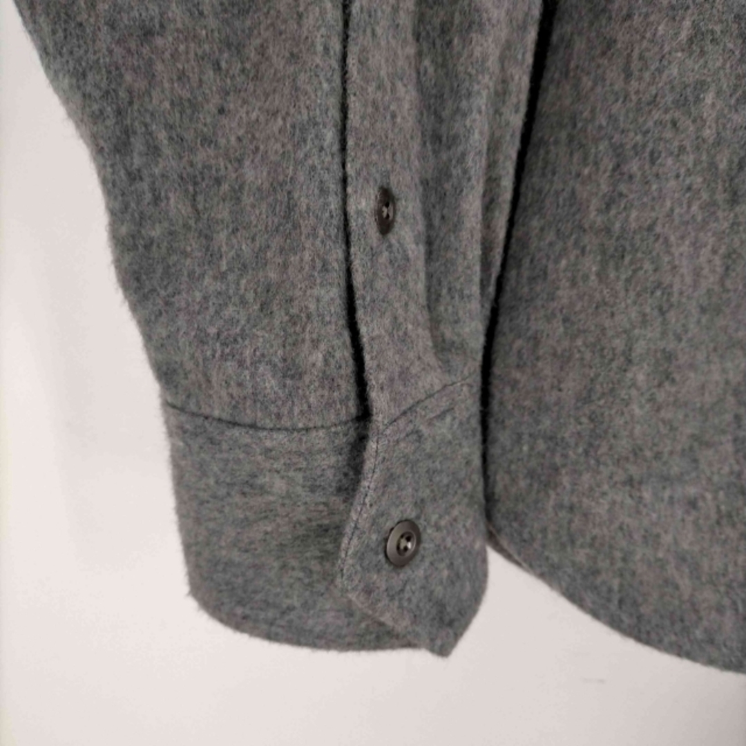 TRAIL BUM(トレイルバム) 胸ポケット 長袖ウールシャツ メンズ メンズのトップス(その他)の商品写真