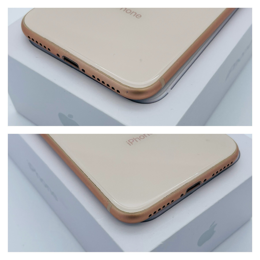 Apple(アップル)のC 新品電池　iPhone 8 ゴールド 256 GB SIMフリー スマホ/家電/カメラのスマートフォン/携帯電話(スマートフォン本体)の商品写真