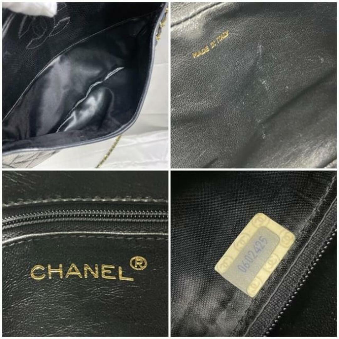 CHANEL - シャネル チェーン ショルダーバッグ ブラック CHANEL - シャネル チェーン ショルダーバッグ ブラック