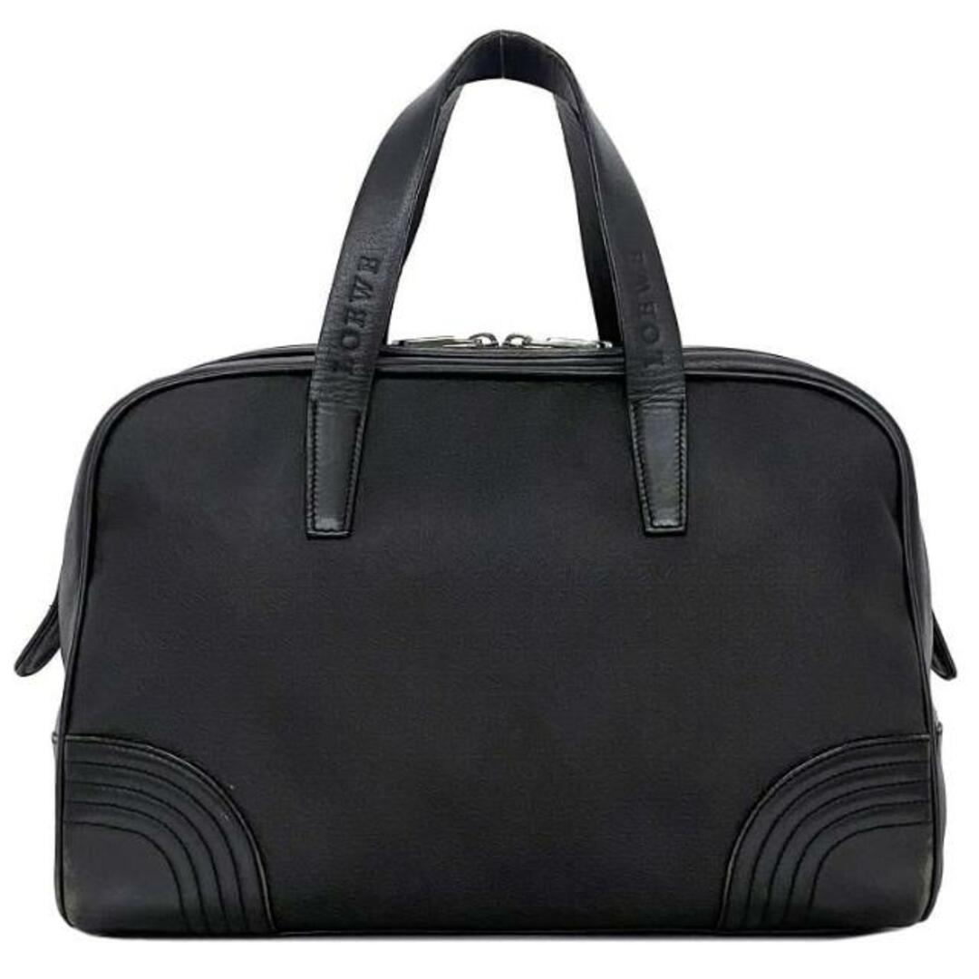 LOEWE - ロエベ ボストンバッグ ブラック リピート アナグラム LOEWE - ロエベ ボストンバッグ ブラック リピート アナグラム
