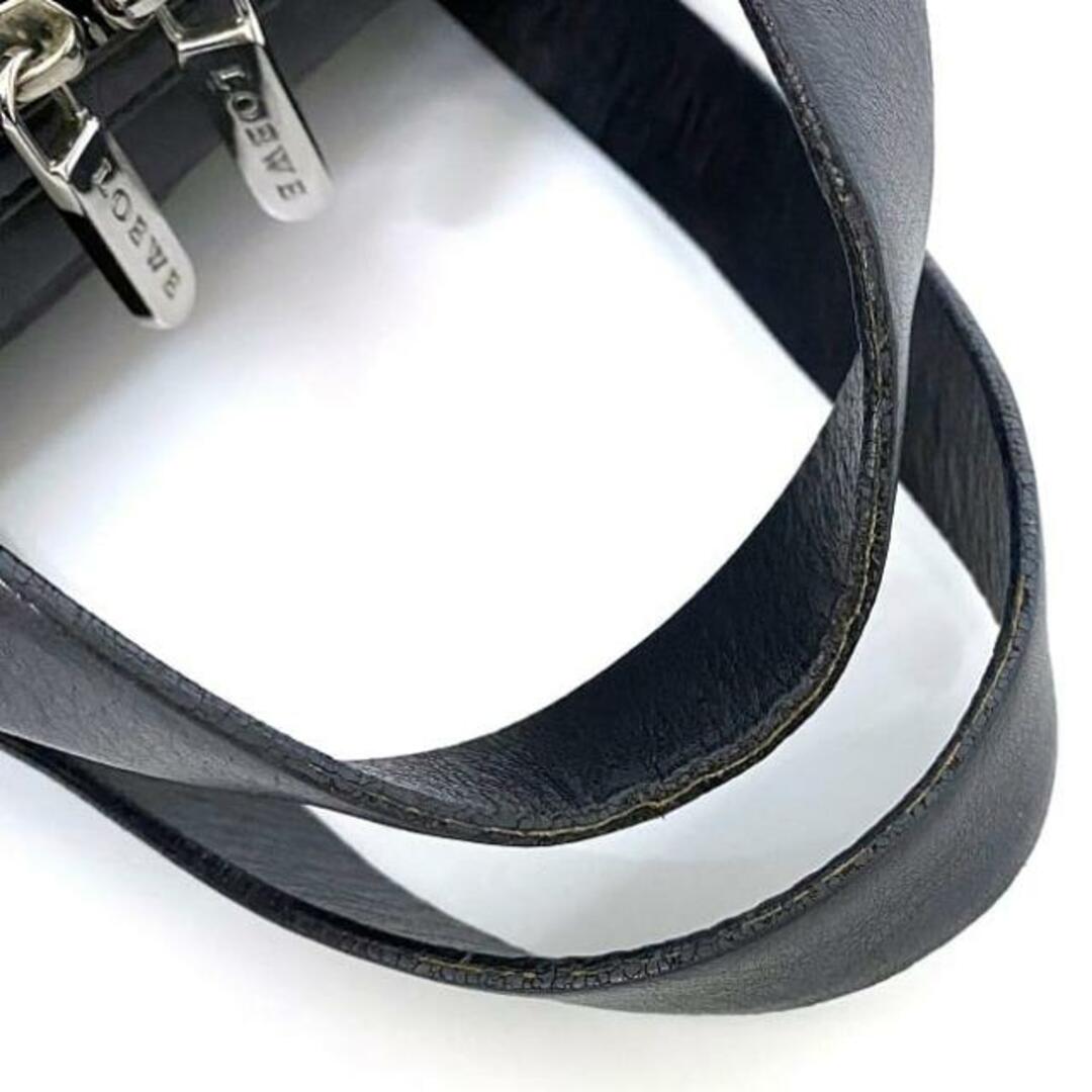 LOEWE - ロエベ ボストンバッグ ブラック リピート アナグラム LOEWE - ロエベ ボストンバッグ ブラック リピート アナグラム