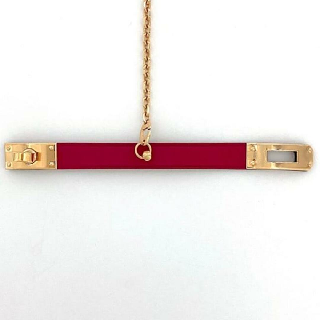 高級素材使用ブランド HERMES ピンクゴールド金具 ピンク グローブホルダー エルメス - ケリー