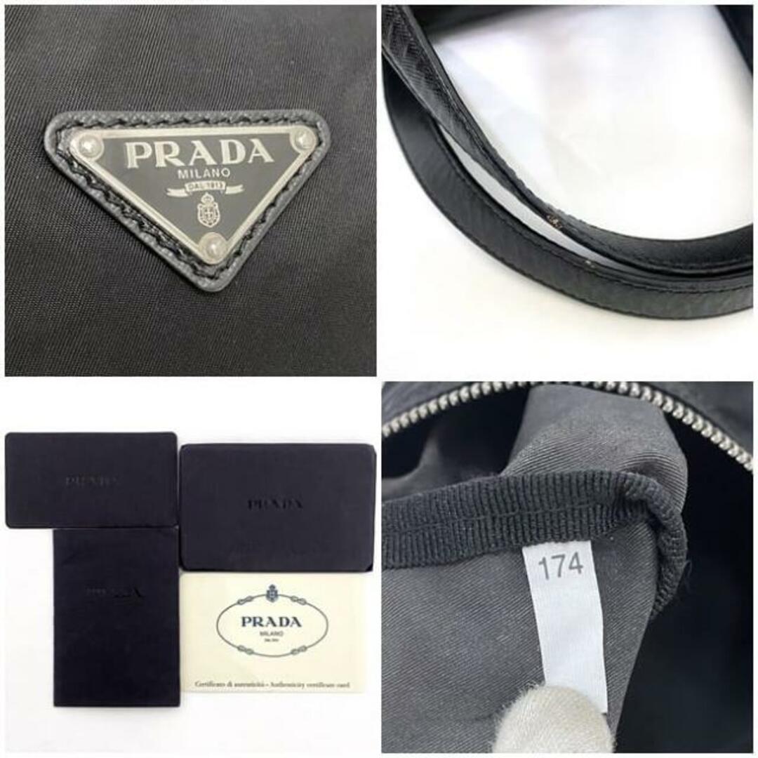 PRADA - プラダ ミニボストン バッグ ブラック NERO テスート PRADA - プラダ ミニボストン バッグ ブラック NERO テスート